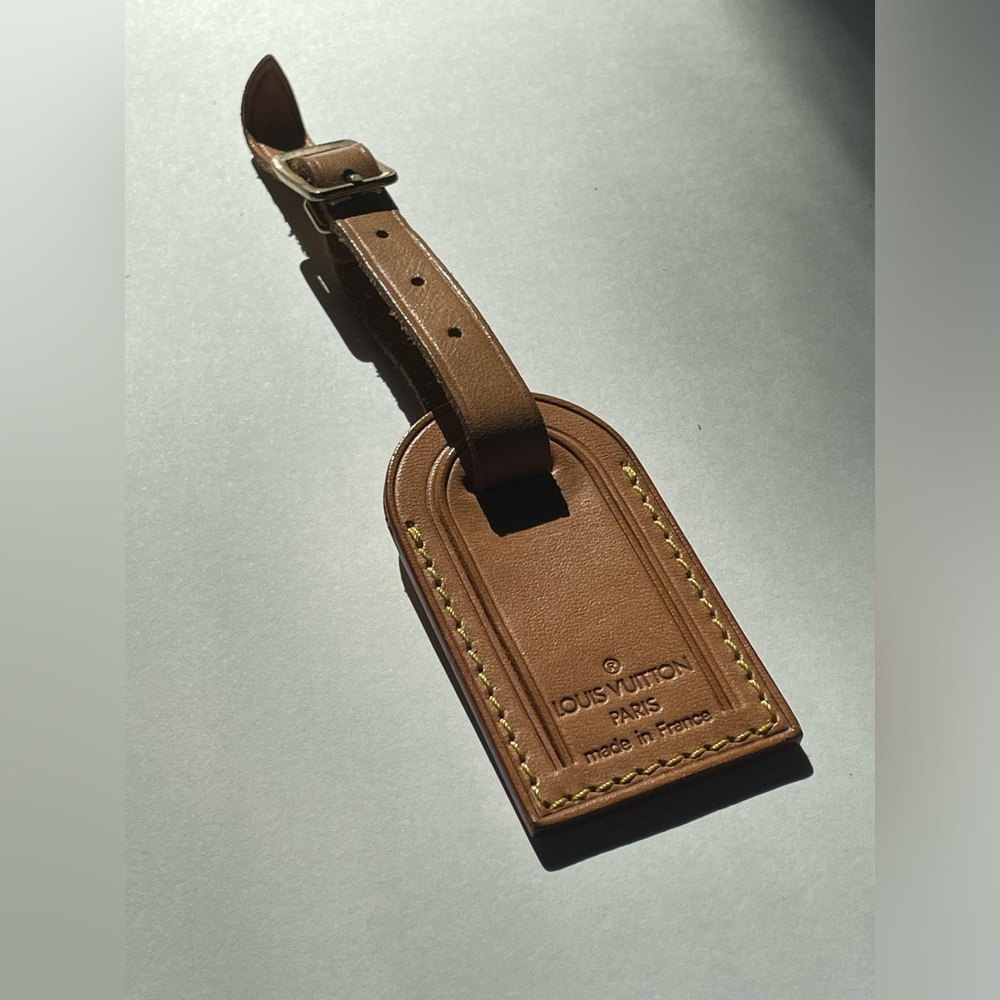 Authentic Louis Vuitton 3 Piece Luggage Tag Set - Picture 9 of 16